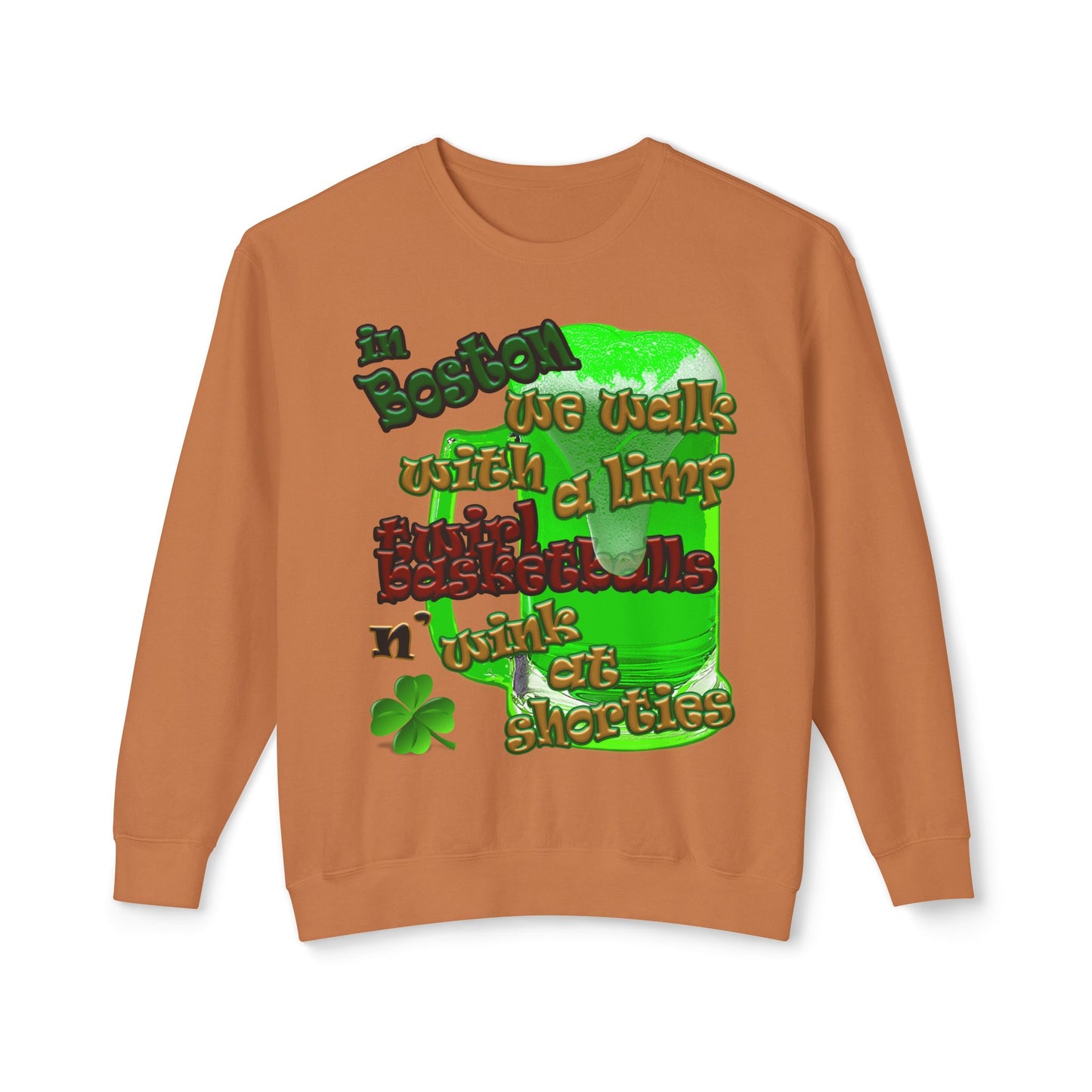 celtics logo - Unisex Lightweight Crewneck Sweatshirt