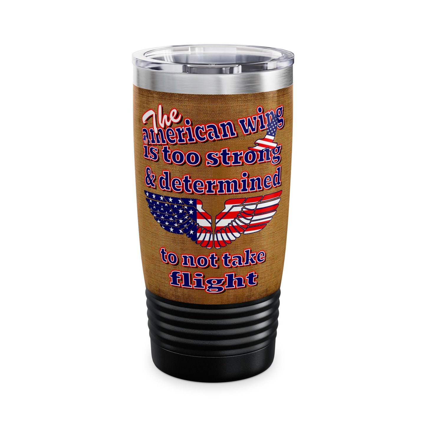 american wing - Ringneck Tumbler, 20oz (brown papyrus)