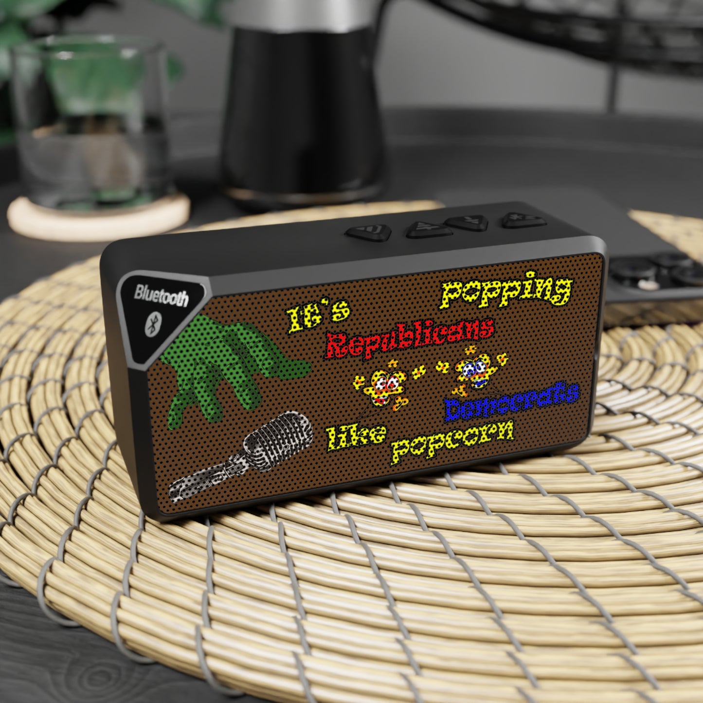 popping like popcorn - Jabba Bluetooth Speaker (brown)