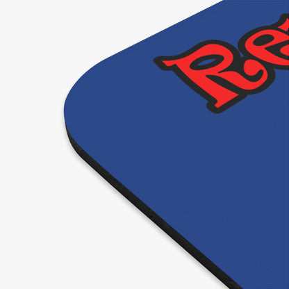 donkeys and elephants - Mouse Pad (Rectangle) (dark blue)