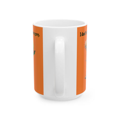 I don't care that your grey - White Mug (crusta)