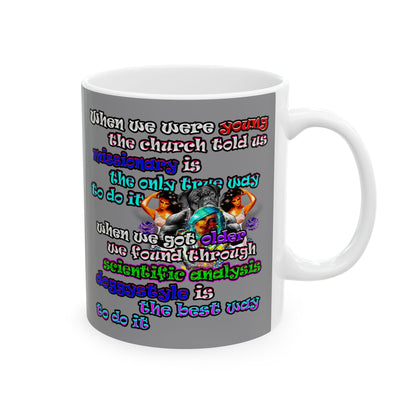 doggystyle - White Mug (grey)