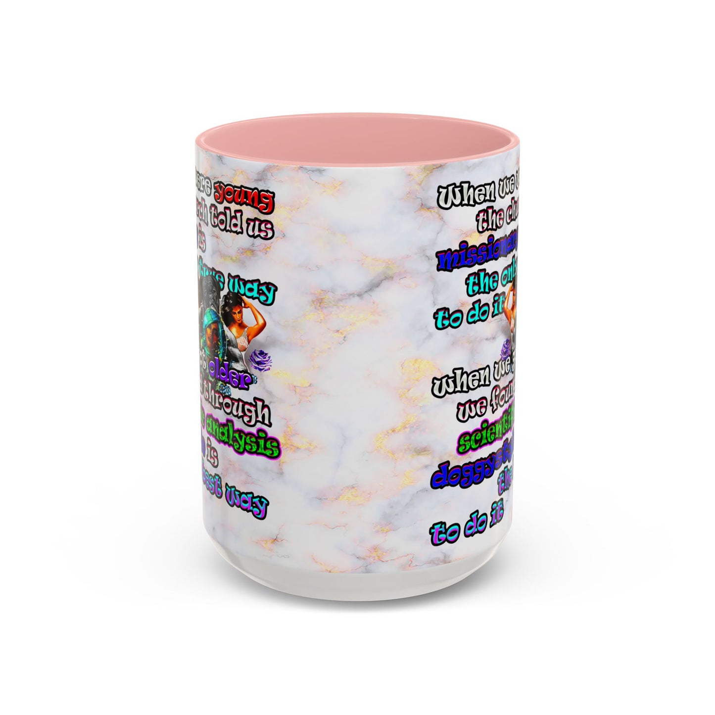 doggystyle - Accent Mug (white marble)