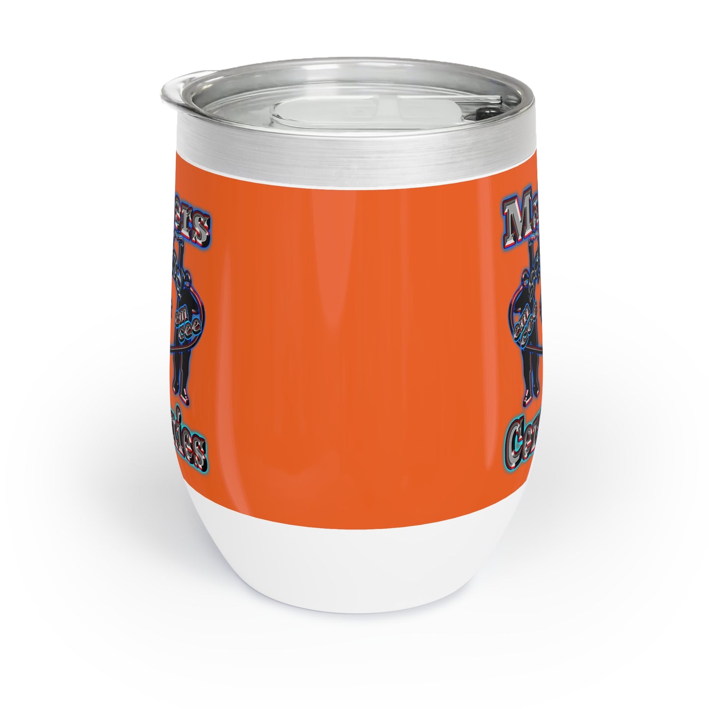 em cee squared - Chill Wine Tumbler (orange)