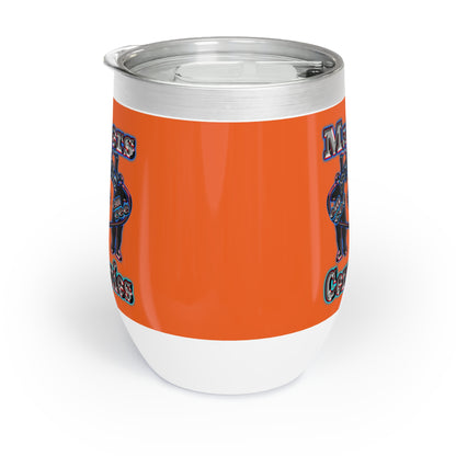 em cee squared - Chill Wine Tumbler (orange)