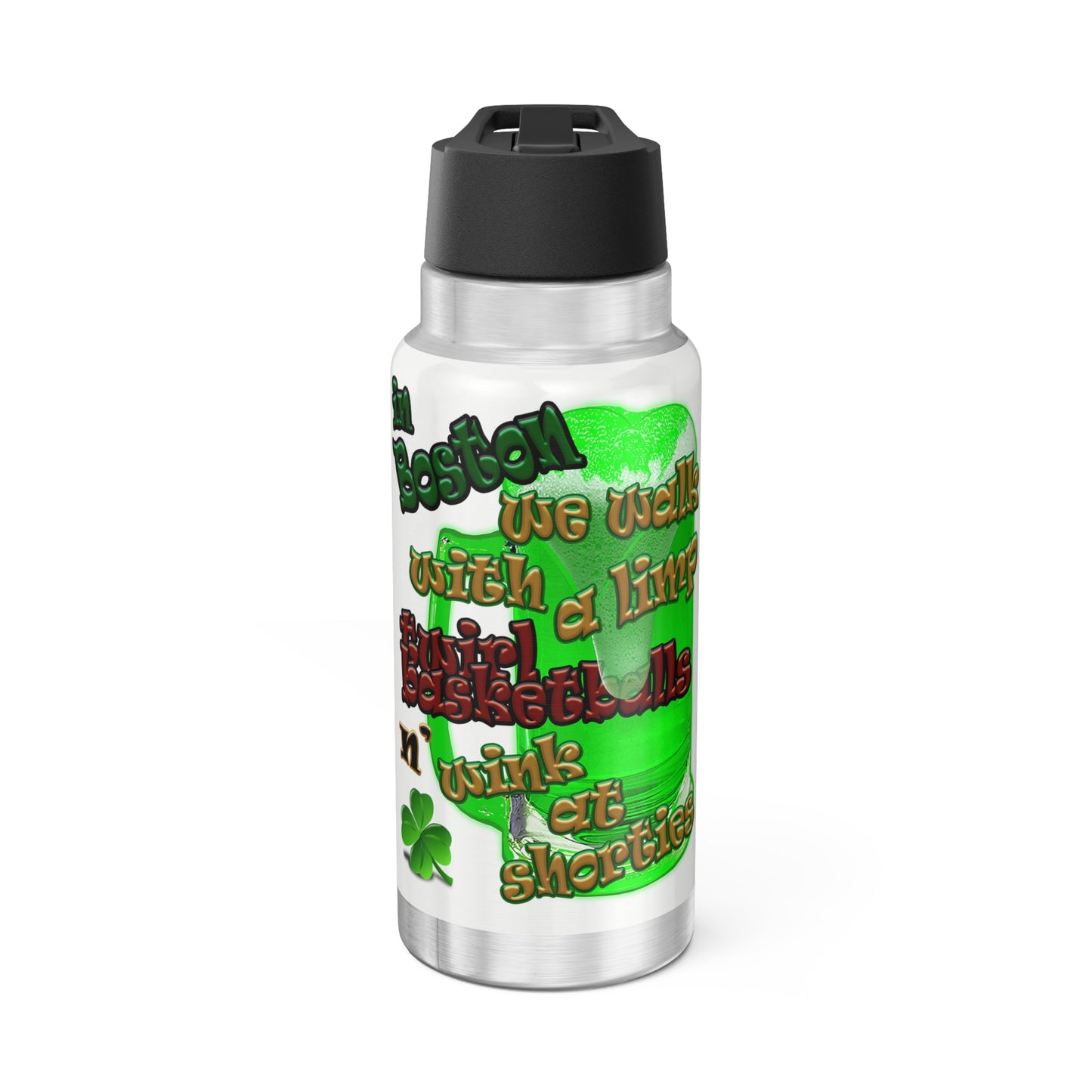 celtics logo - Gator Tumbler, 32oz (white)