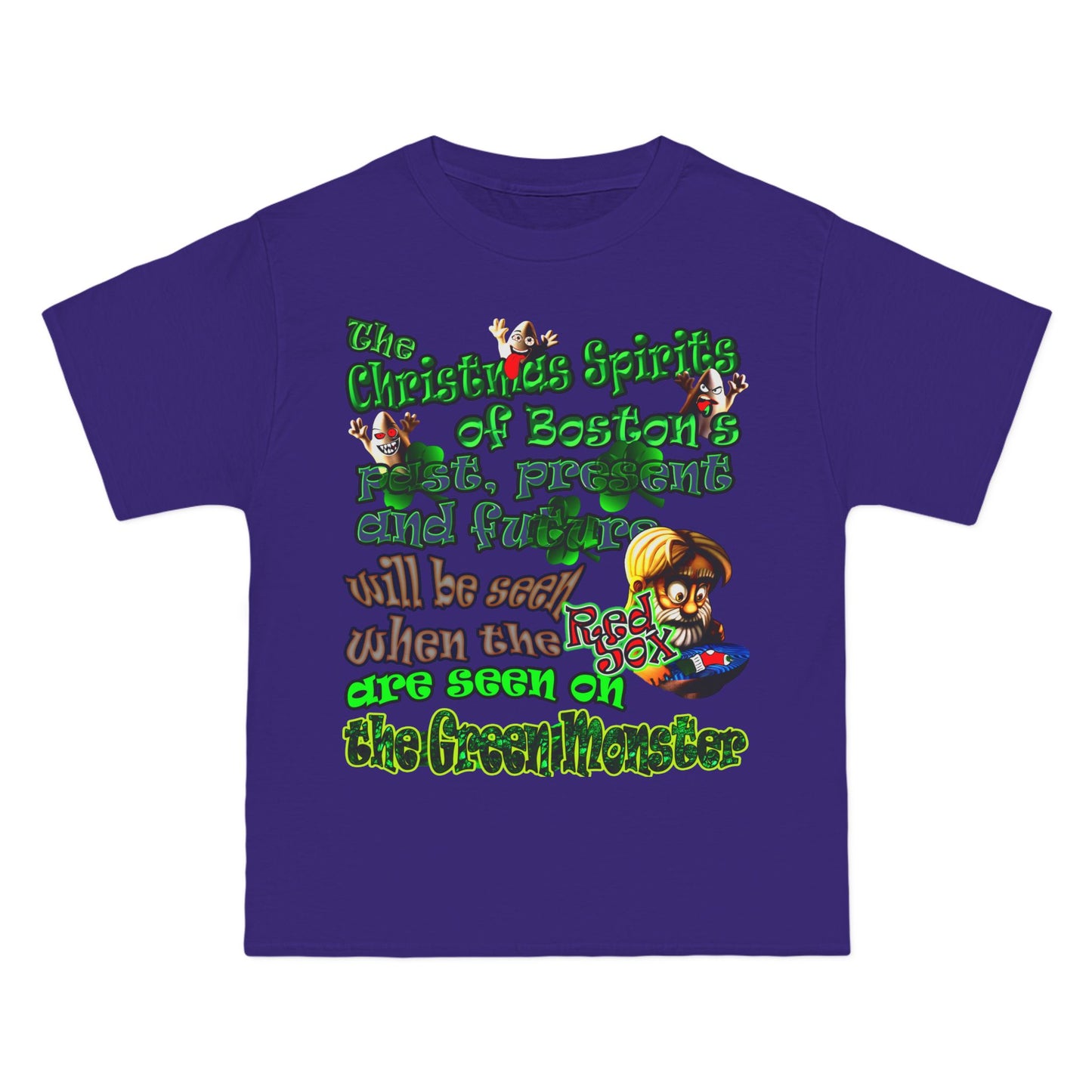 christmas spirits of boston - Beefy-T®  Short-Sleeve T-Shirt