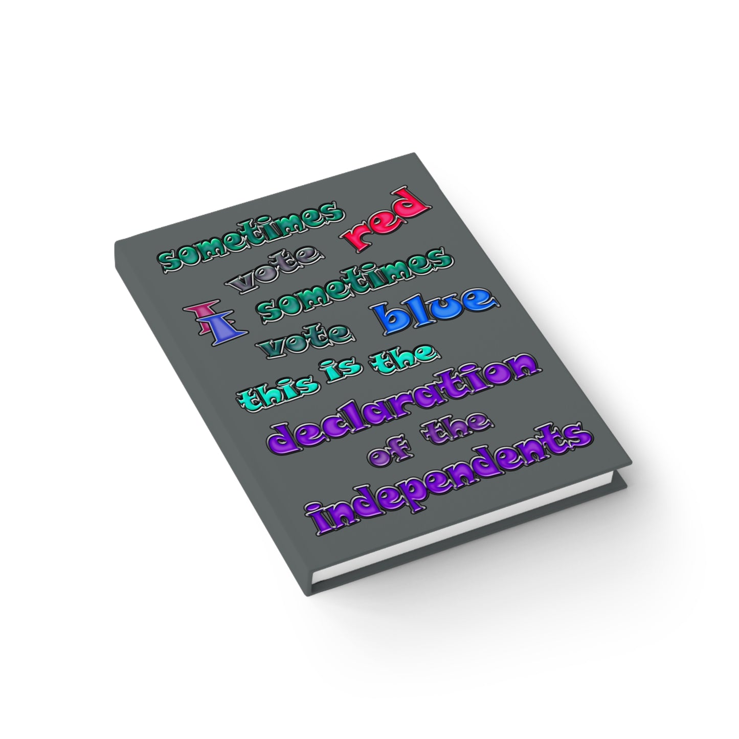 declaration of the independents - journal-blank (dark grey)