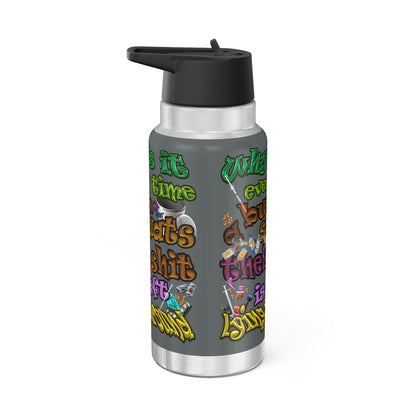 the bum's shit - Gator Tumbler, 32oz (dark grey)