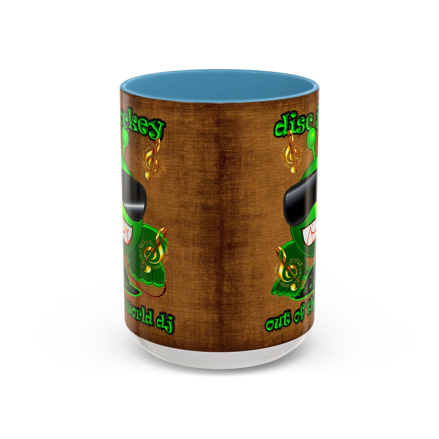 disc jockey - Accent Mug (brown papyrus)
