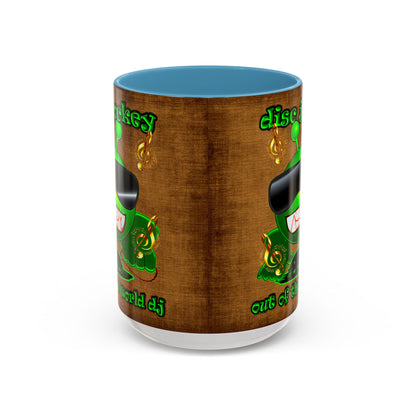 disc jockey - Accent Mug (brown papyrus)