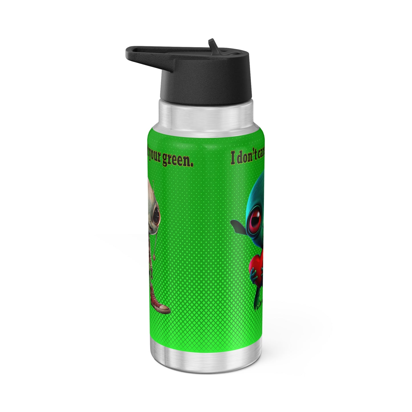 I don't care that your grey - Gator Tumbler, 32oz  (logo green)