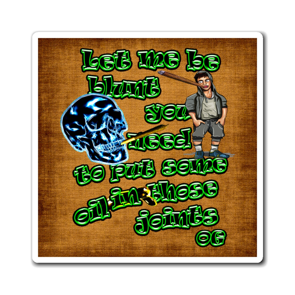 og - Magnets - (brown papyrus)