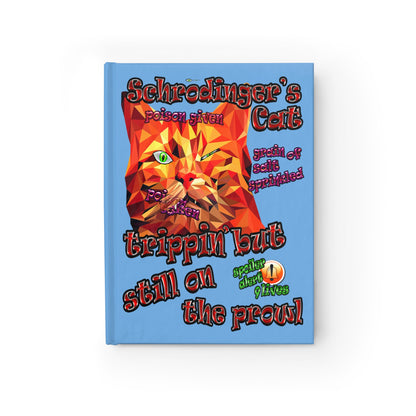 schrodinger's cat - journal-blank (light blue)