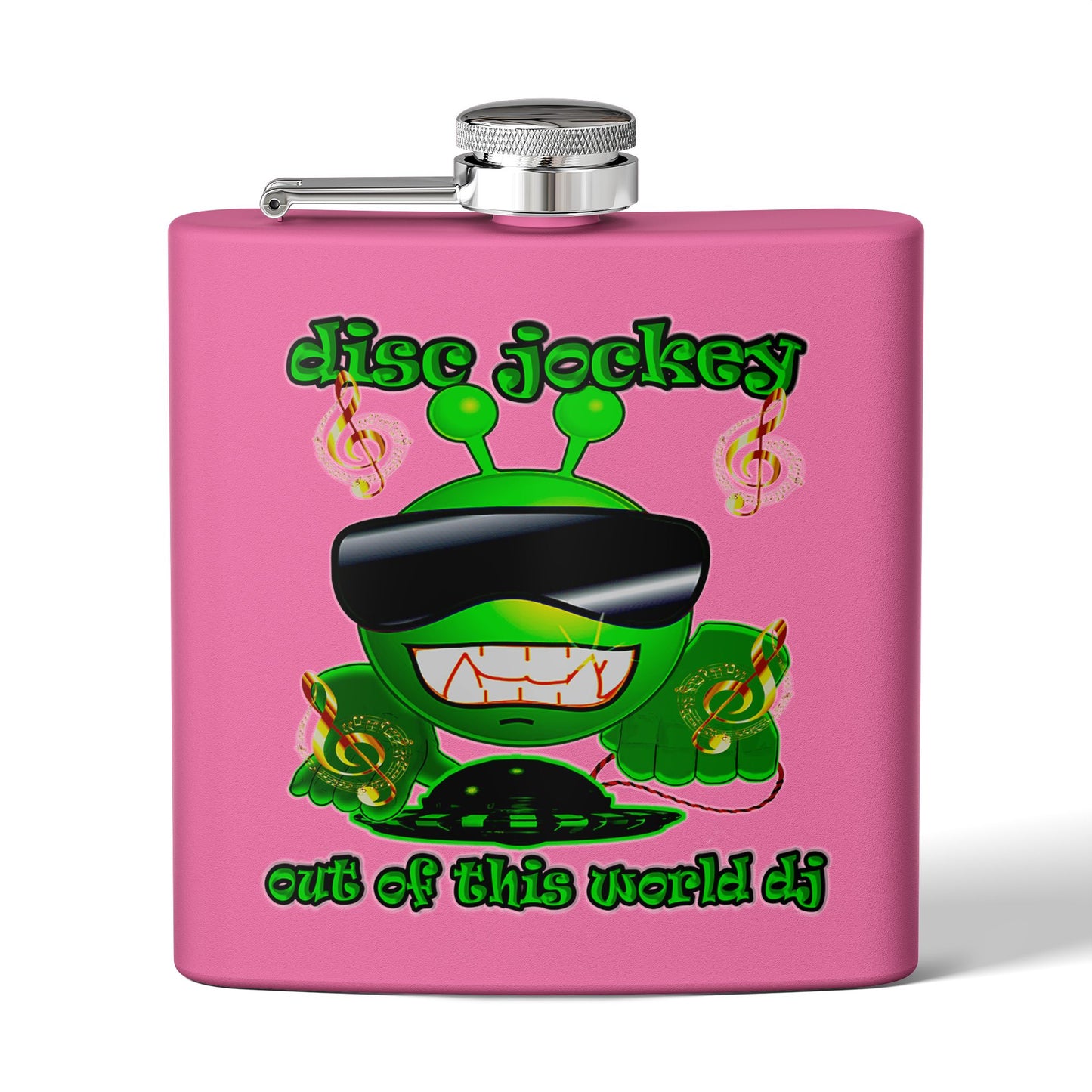 disc jockey - Stainless Steel Flask