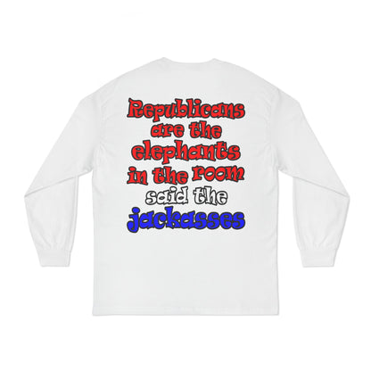 donkeys and elephants - Unisex Classic Long Sleeve T-Shirt