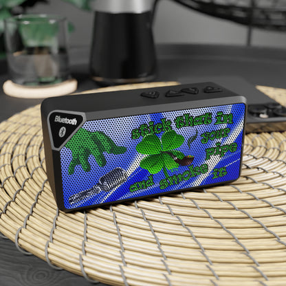 stick that in your pipe and smoke it - Jabba Bluetooth Speaker (blue-white wave)