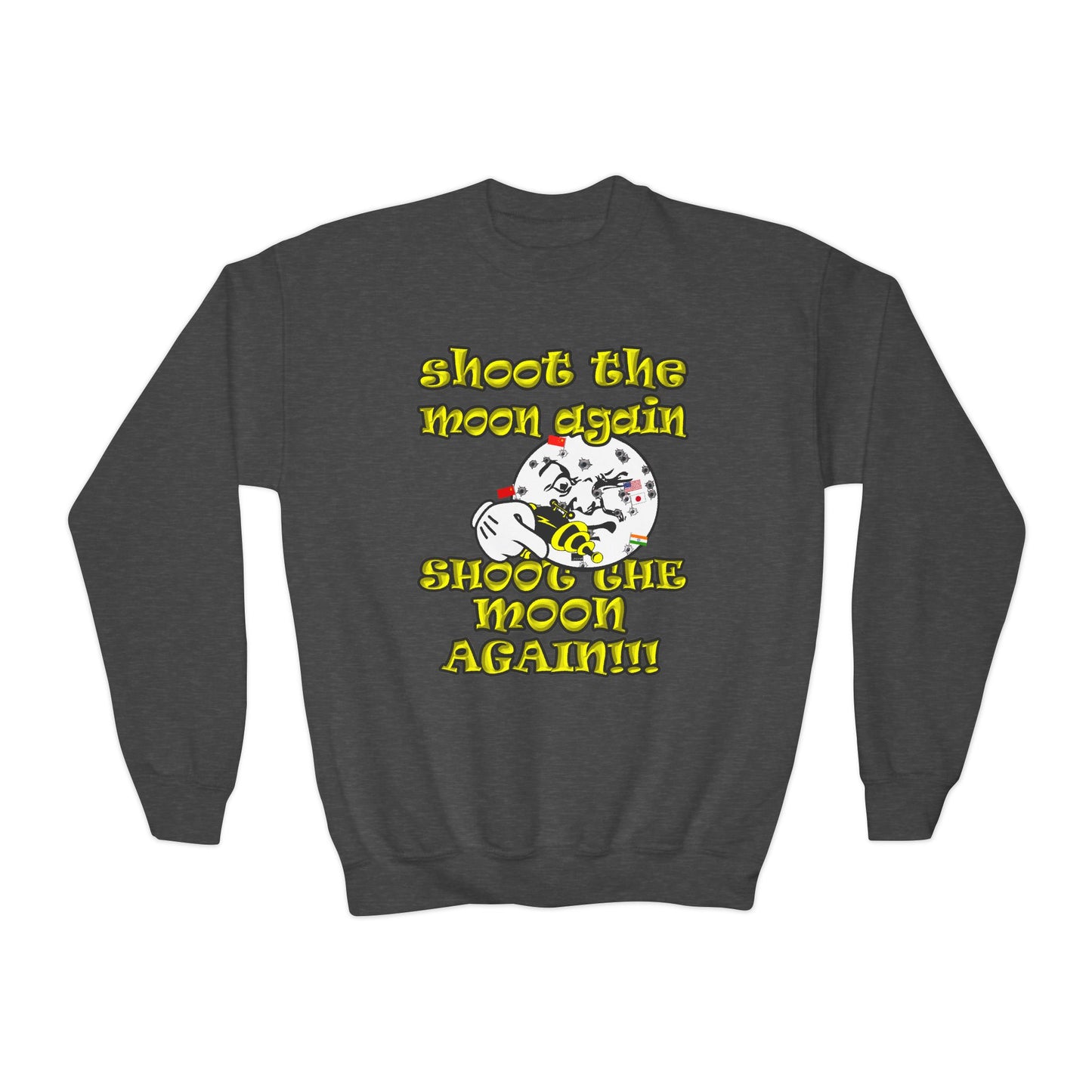 shoot the moon again - Youth Crewneck Sweatshirt
