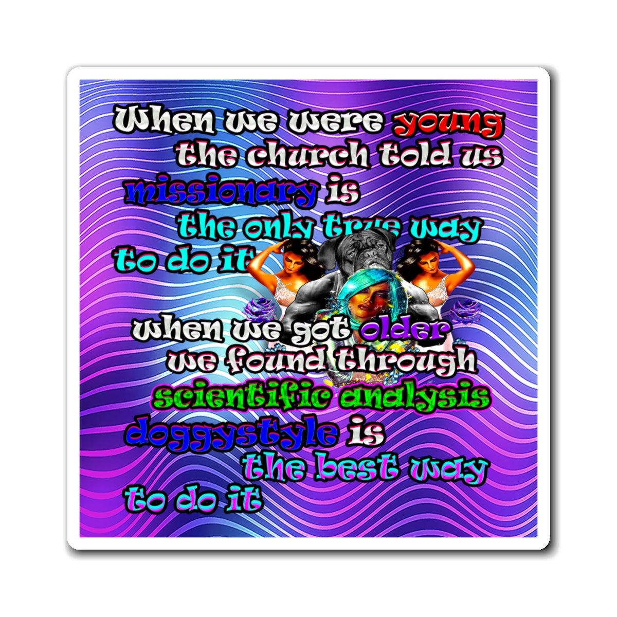 doggystyle - Magnets - (purple wave)