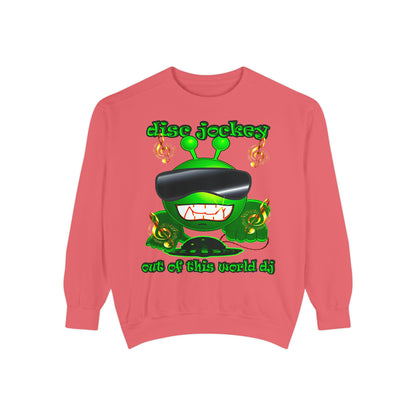 disc jockey - Unisex Garment-Dyed Sweatshirt