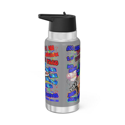 drop the beat - Gator Tumbler, 32oz (grey)