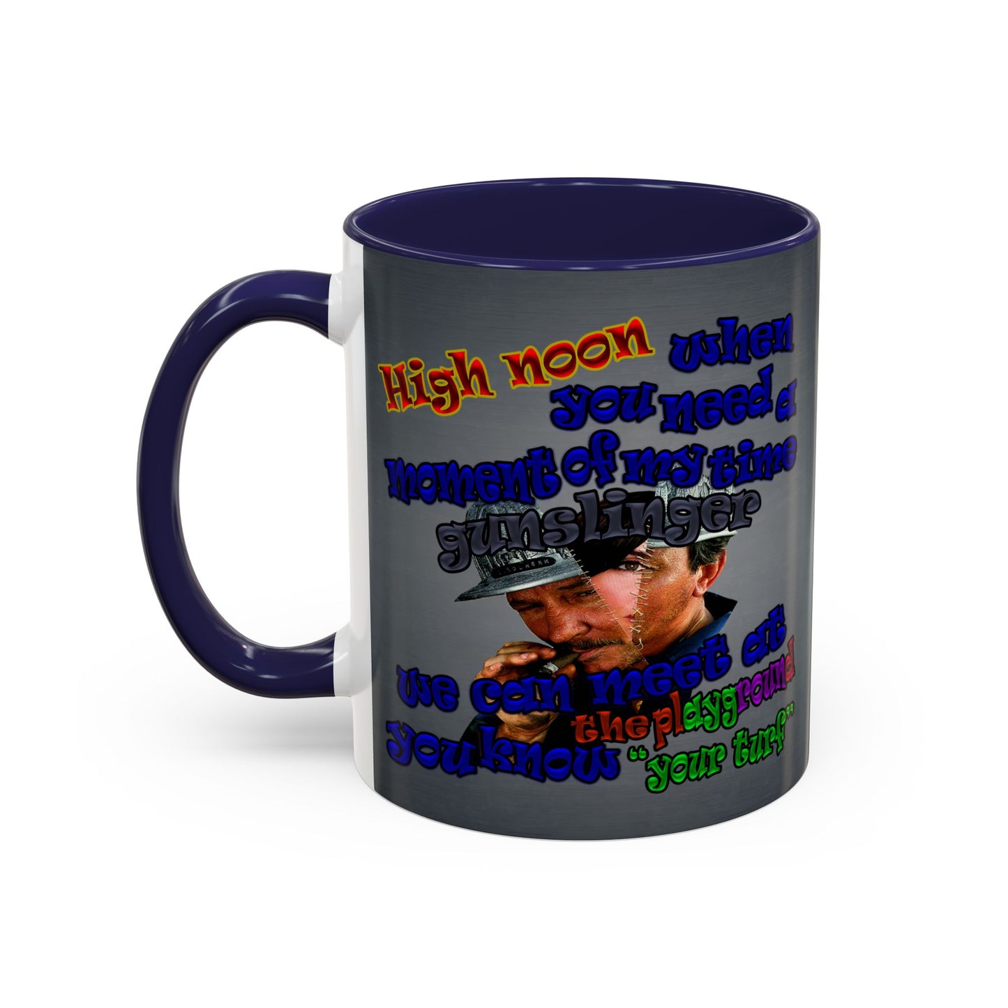 high noon - Accent Mug (grey-light grey)