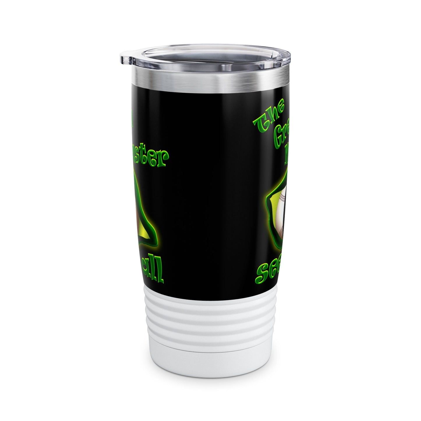 green monster - Ringneck Tumbler, 20oz (black)