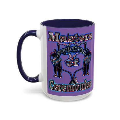 em cee squared - Accent Mug (light purple)