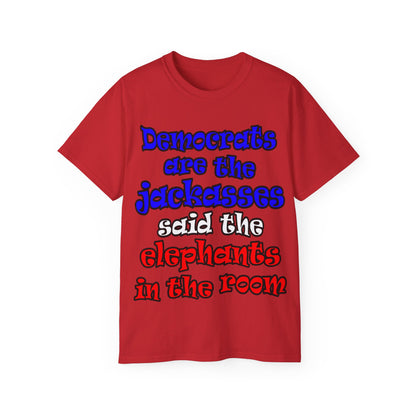 donkeys and elephants - Unisex Ultra Cotton Tee