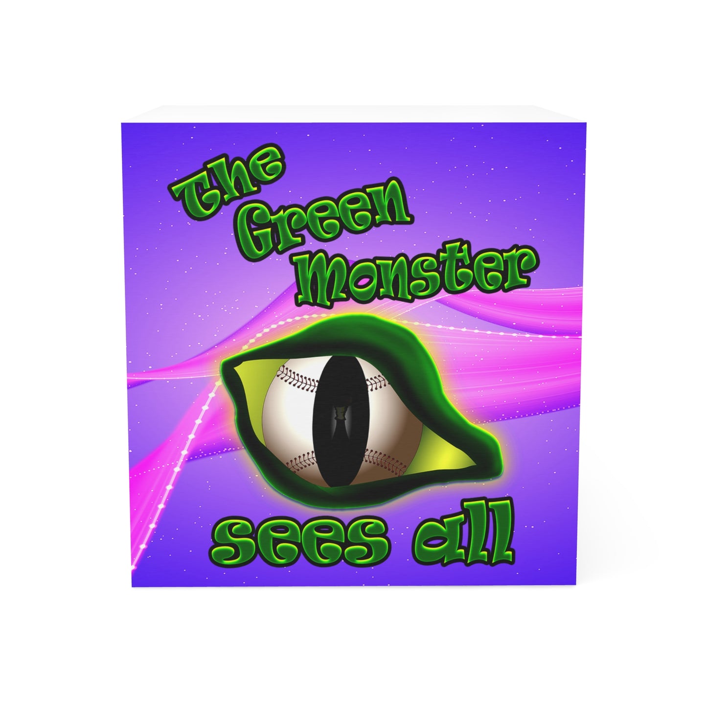 green monster - note cube (purple-pink wave)