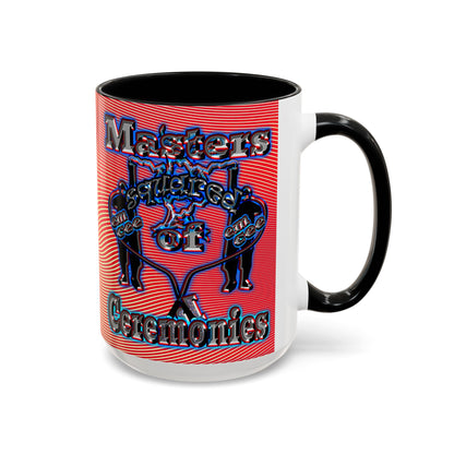 em cee squared - Accent Mug (yellow-orange wave)