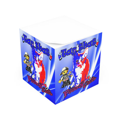 tag that - note cube (blue-white wave)