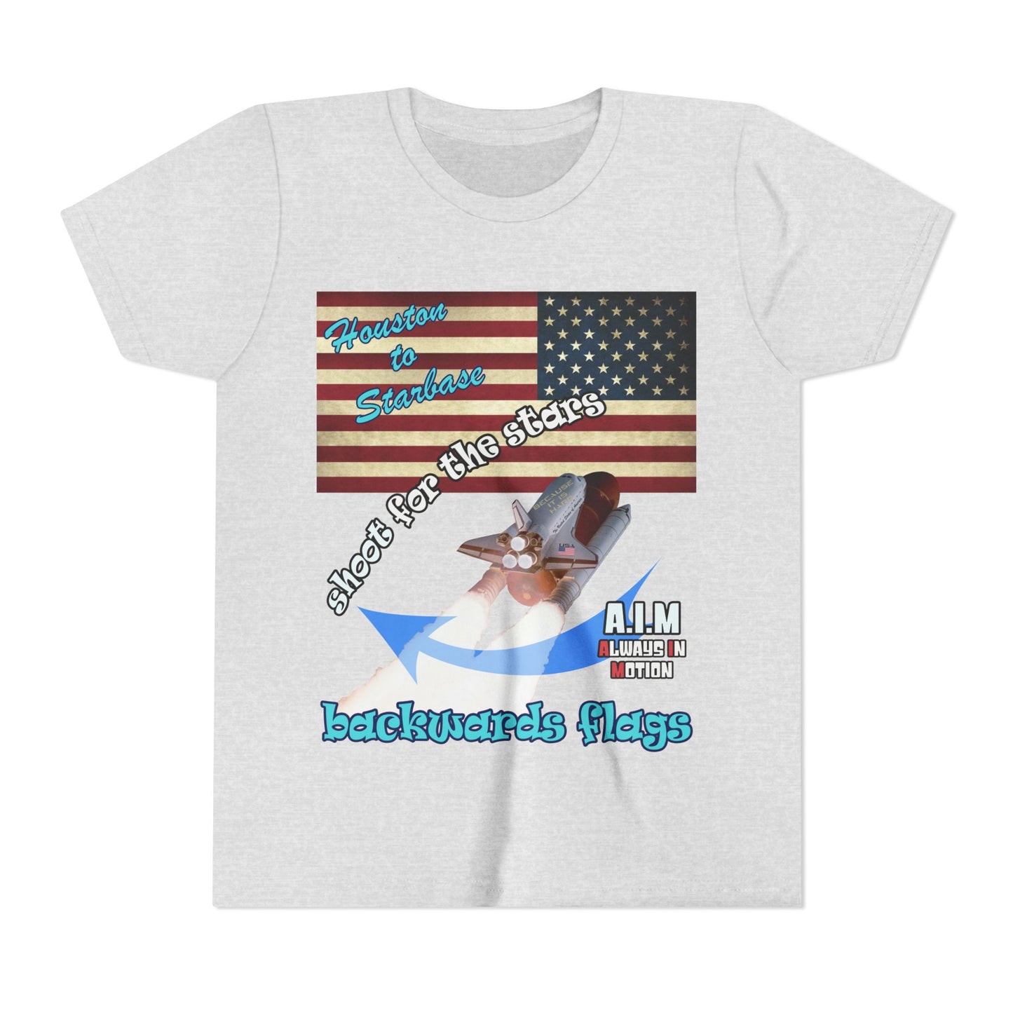 shoot for the stars - Youth Short Sleeve Tee