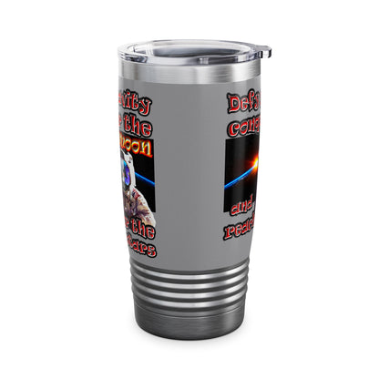 defy conquer reach - Ringneck Tumbler, 20oz (grey)