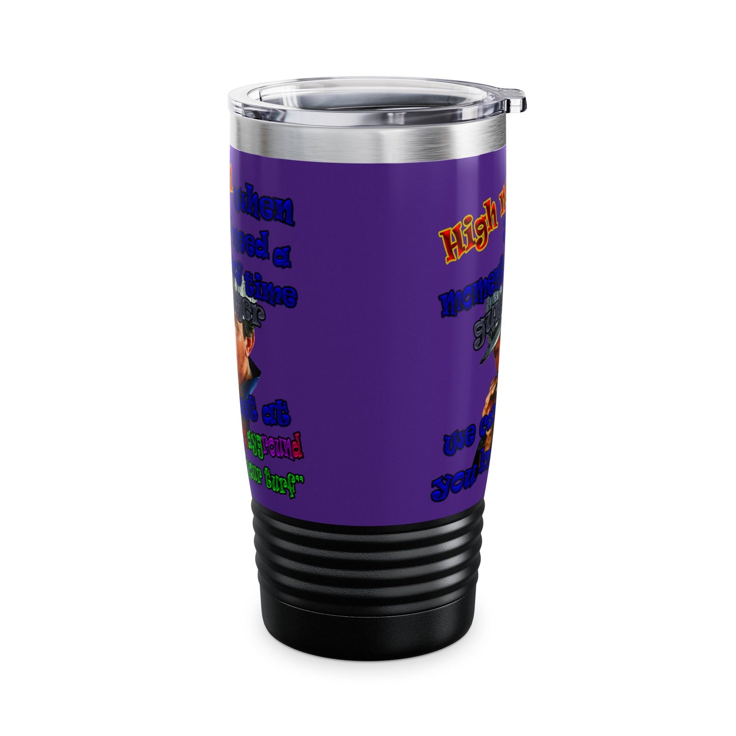 high noon - Ringneck Tumbler, 20oz (purple)