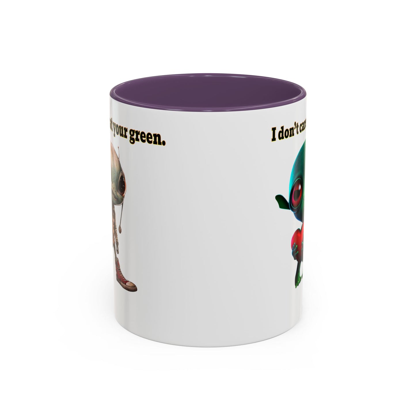 I don't care that your grey - Accent Mug (white)