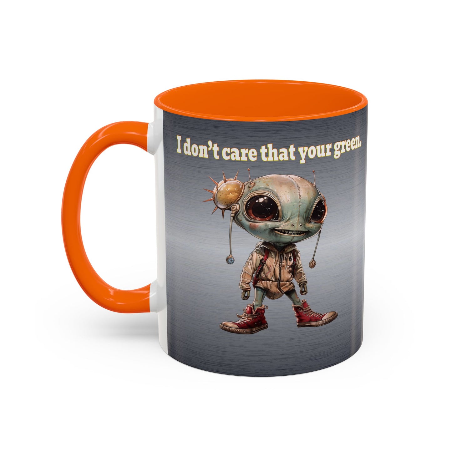 I don't care that your grey - Accent Mug (brushed nickel)