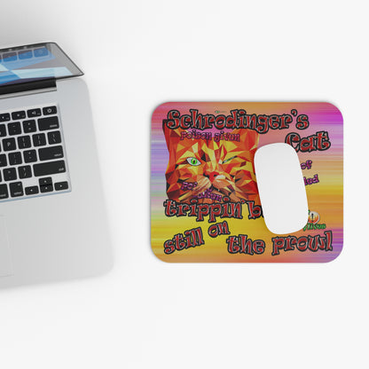 schrodinger's cat - Mouse Pad (Rectangle) (color blur)