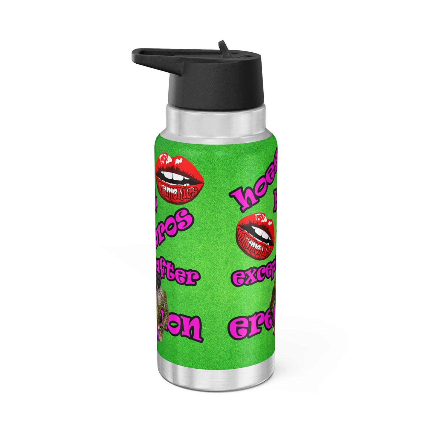 hoes b4 bros - Gator Tumbler, 32oz  (green turf)