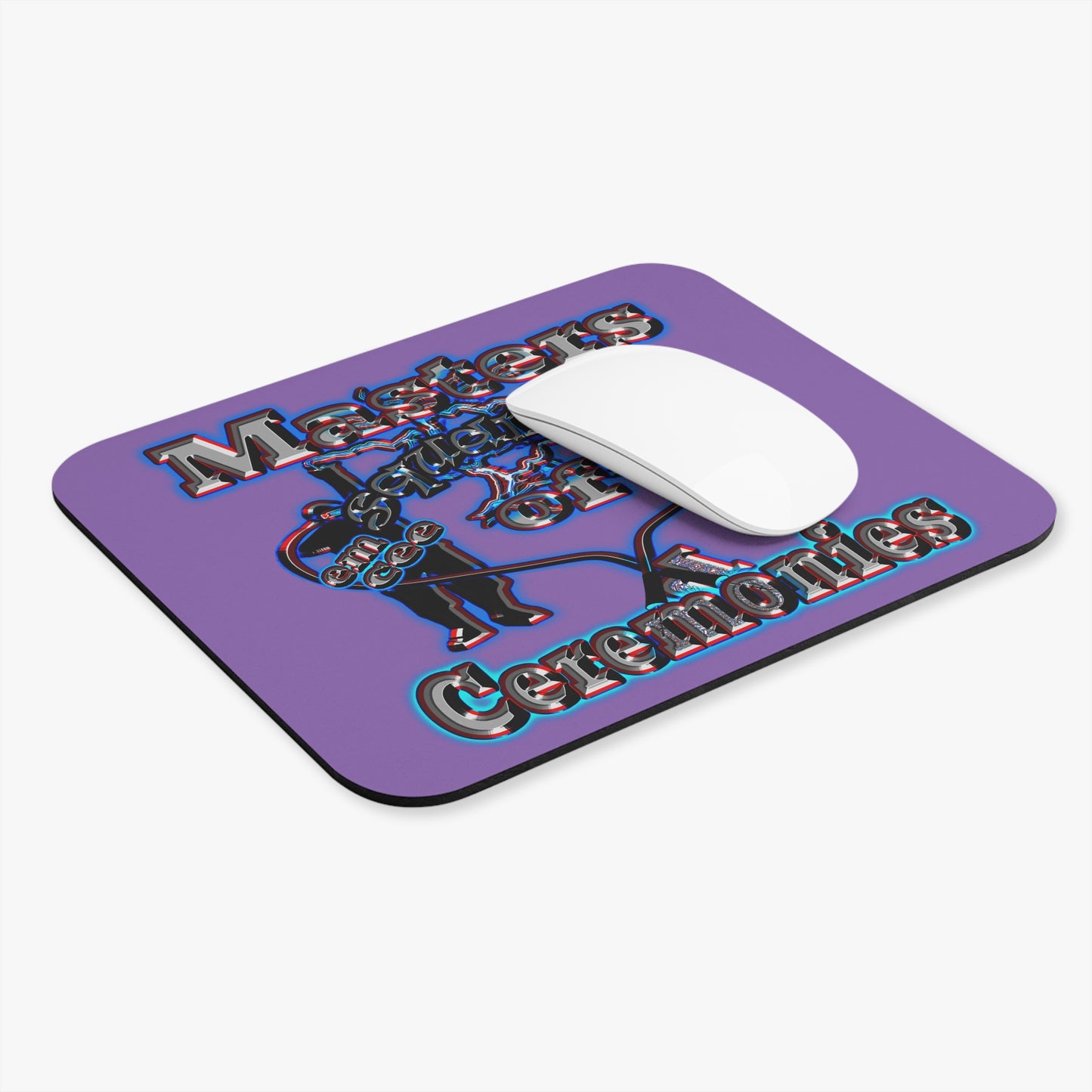 em cee squared - Mouse Pad (Rectangle) (light purple)