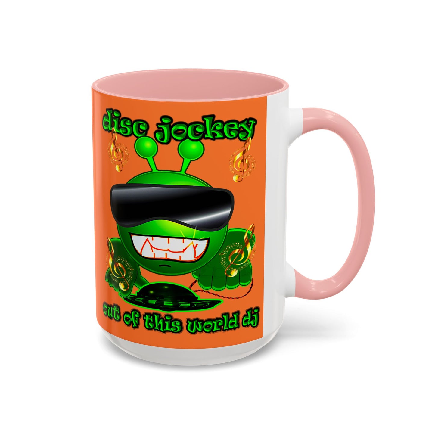disc jockey - Accent Mug (crusta)