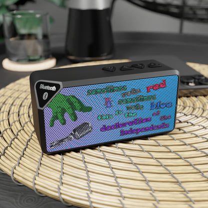 declaration of the independents - Jabba Bluetooth Speaker (light blue-purple wave)