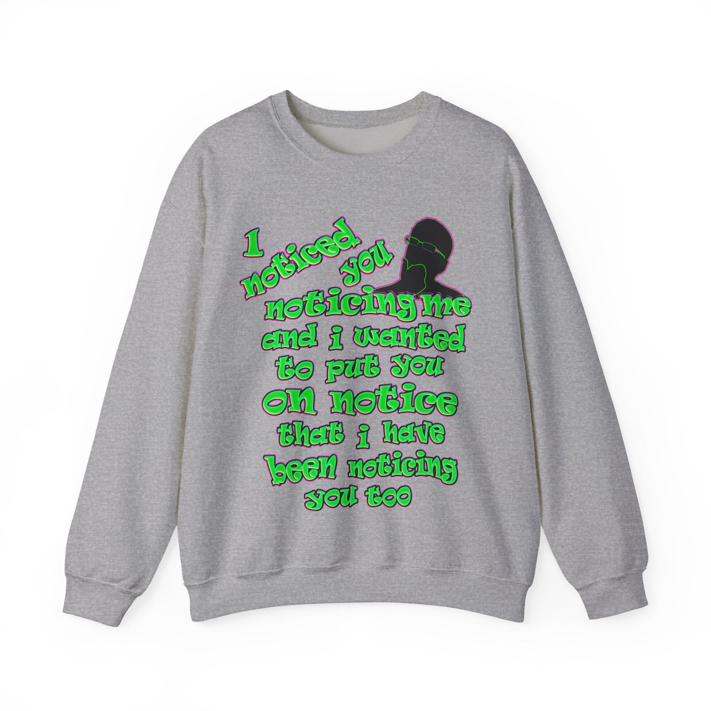 noticed you noticing - Unisex Heavy Blend™ Crewneck Sweatshirt