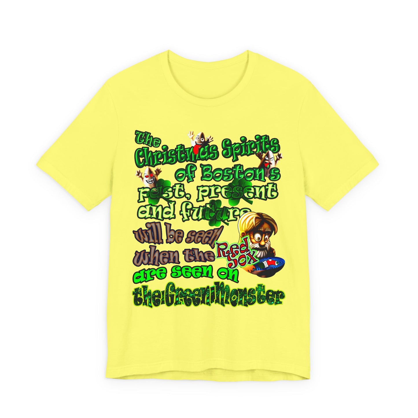 christmas spirits of boston - Unisex Jersey Short Sleeve Tee