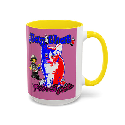 tag that - Accent Mug (light pink)