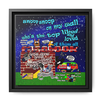 snoops - framed canvas art