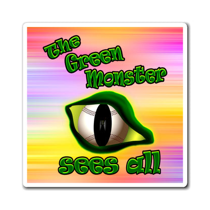 green monster - Magnets - (color blur)