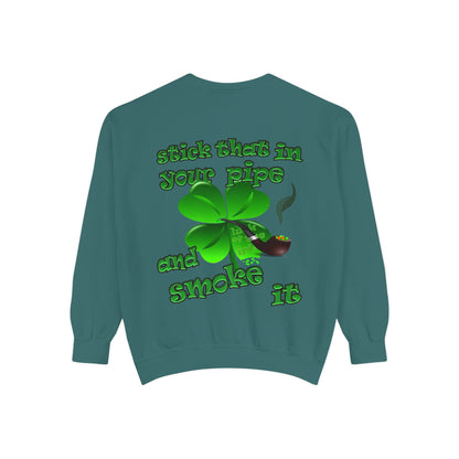 celtics logo - Unisex Garment-Dyed Sweatshirt