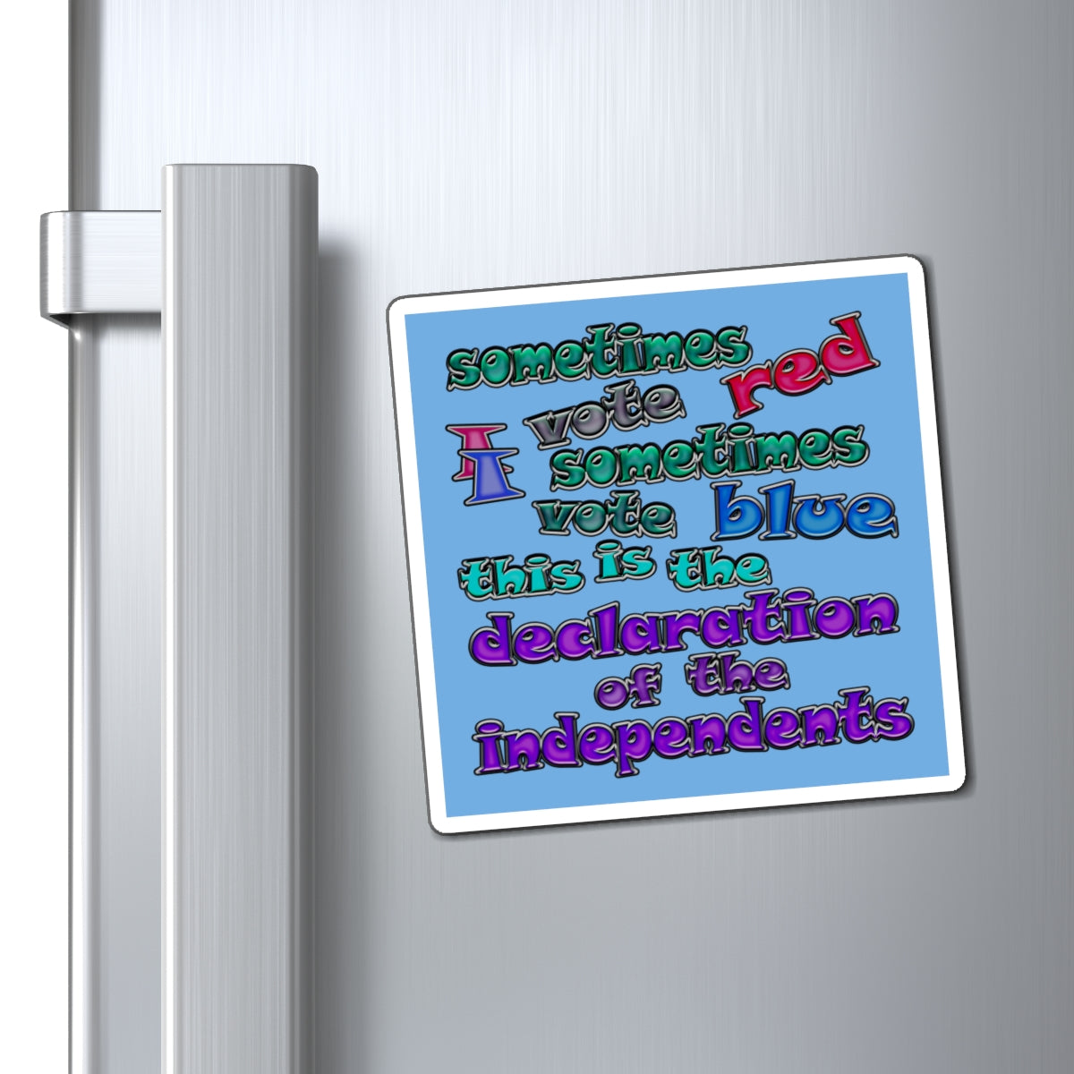 declaration of the independents - Magnets - (light blue)