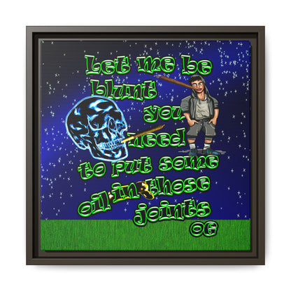 og - framed canvas art ('snoops' background)